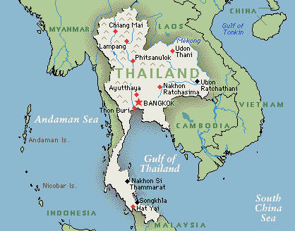 thailand Hat Yai map