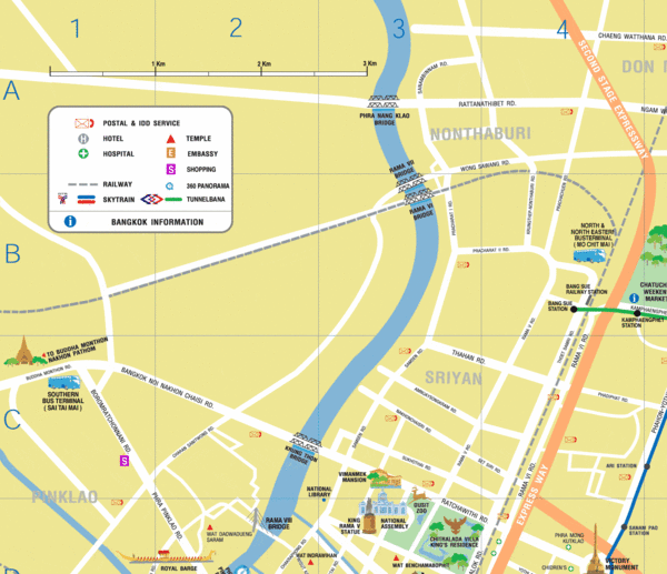 Nonthaburi Guide Map