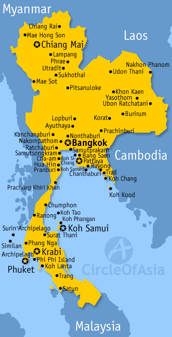 thailand Nonthanburi map