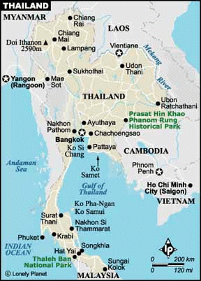 thailand Udon Thani map
