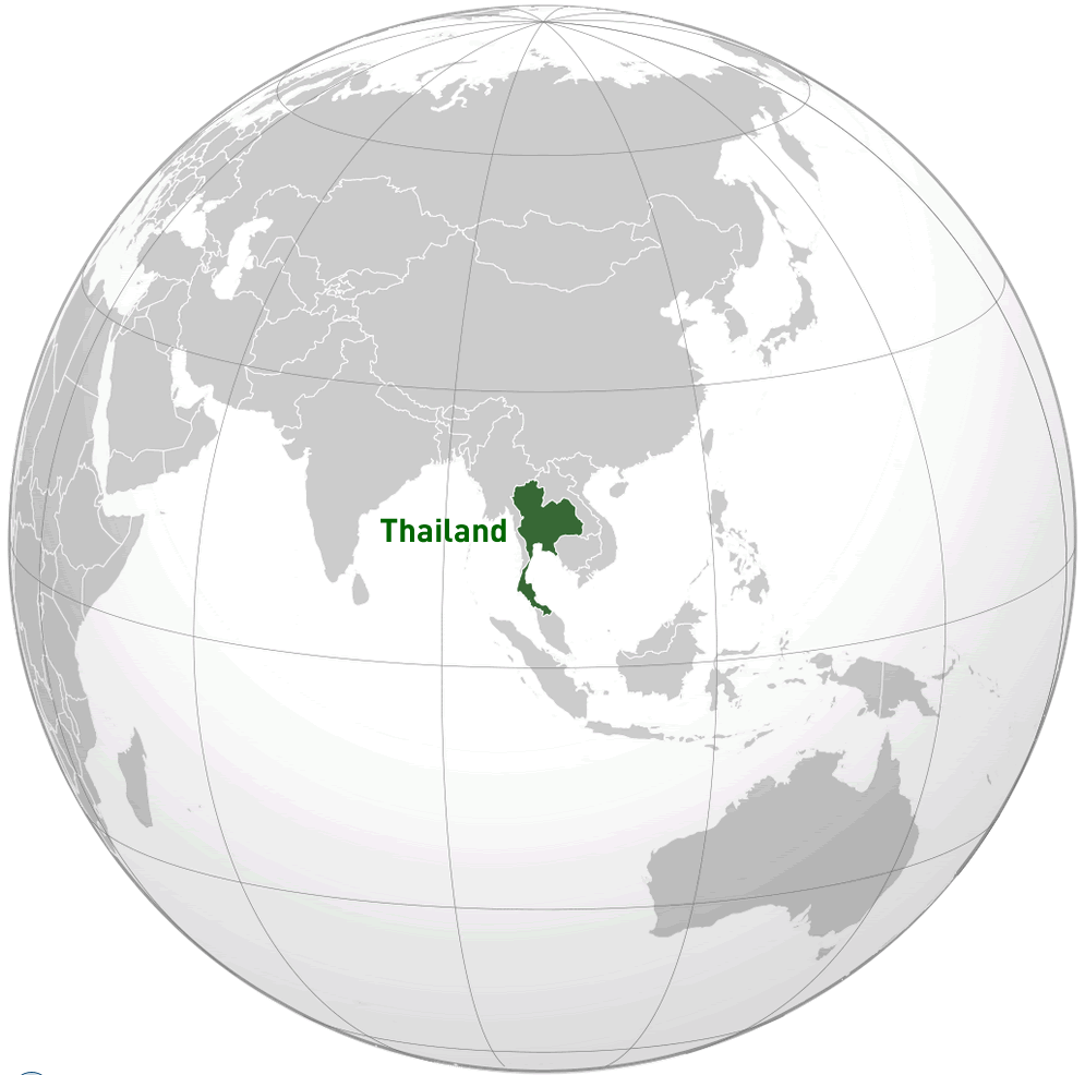 Where is Thailand in the World