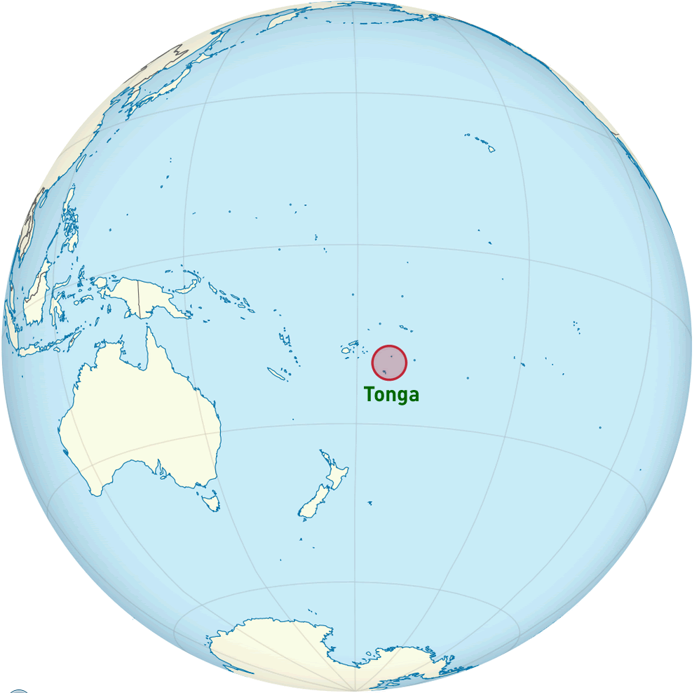 Tonga Map Tonga