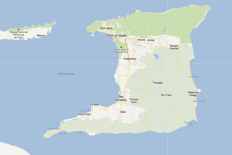 map of Port of Spain