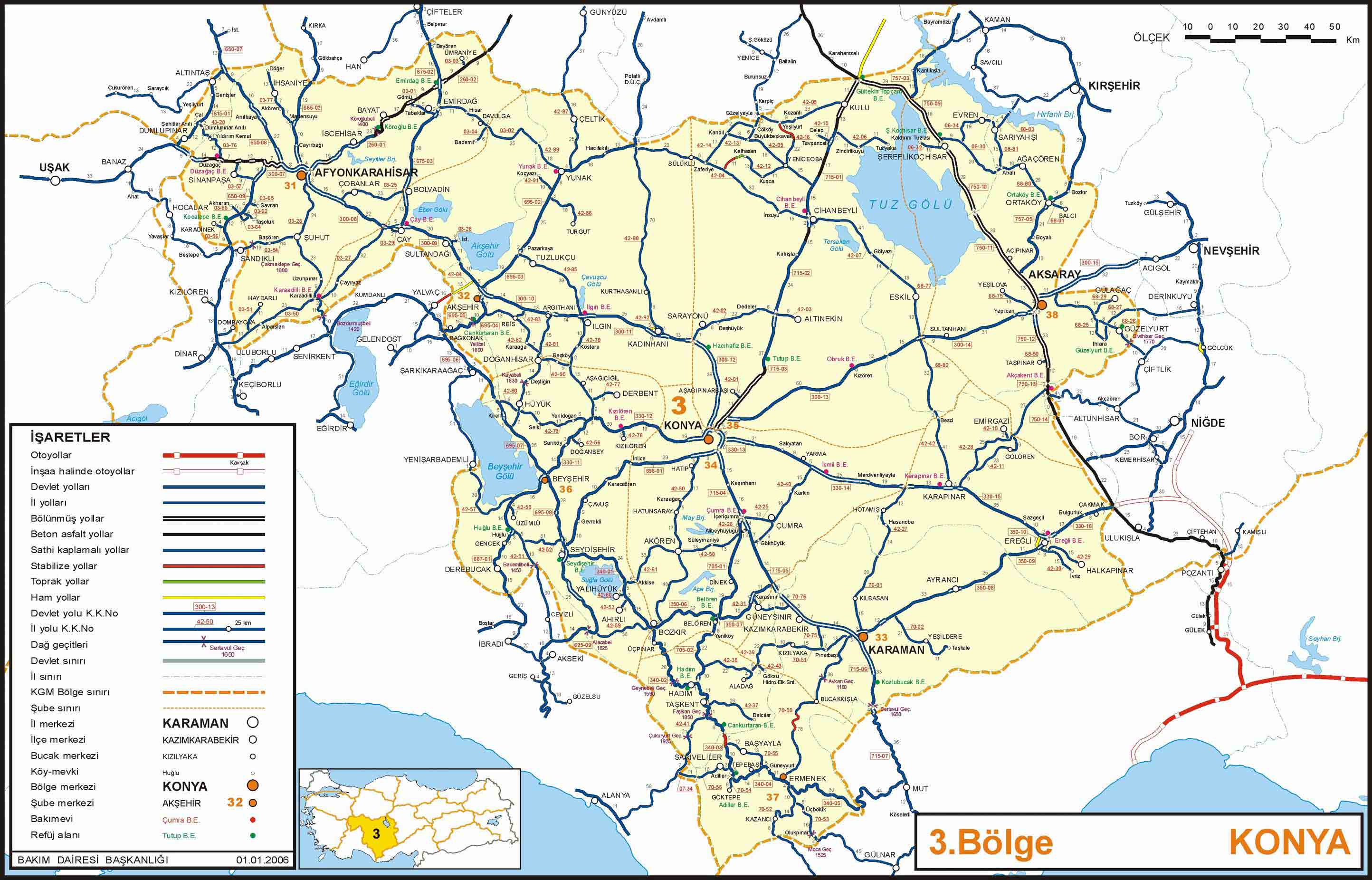 afyon laskes regions map