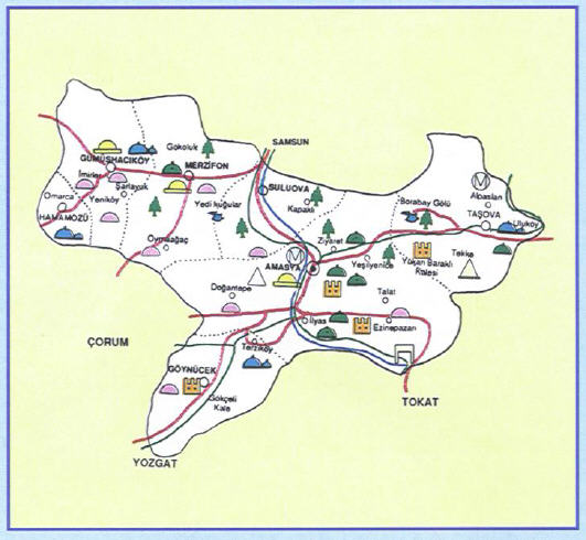 amasya map