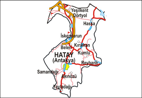 antakya city map