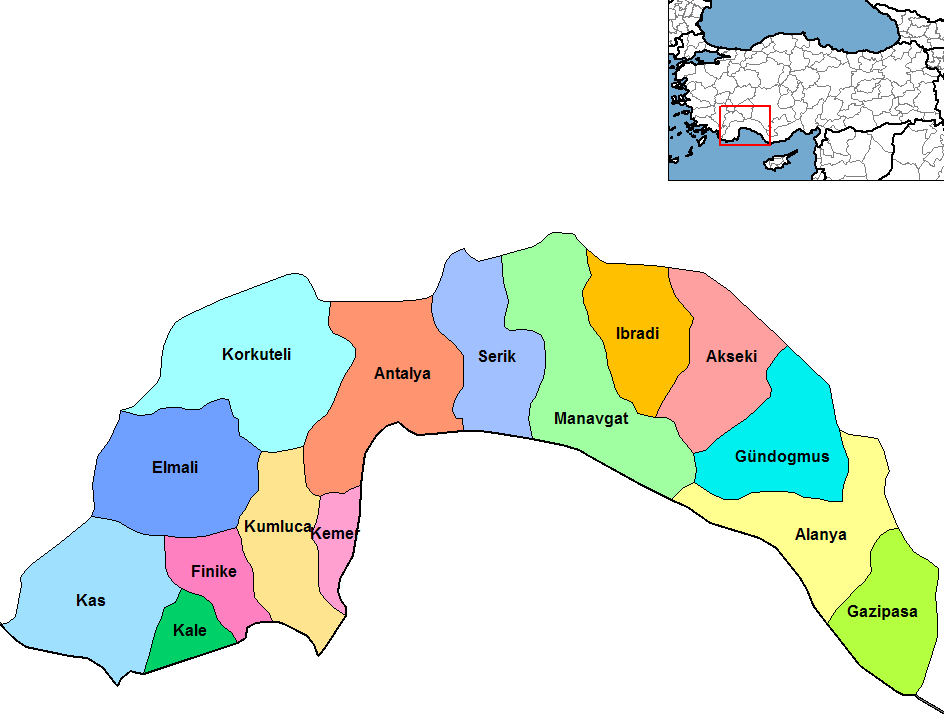 map of antalya map