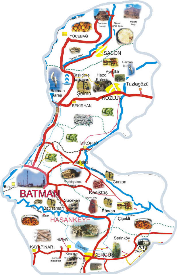 batman tourism map