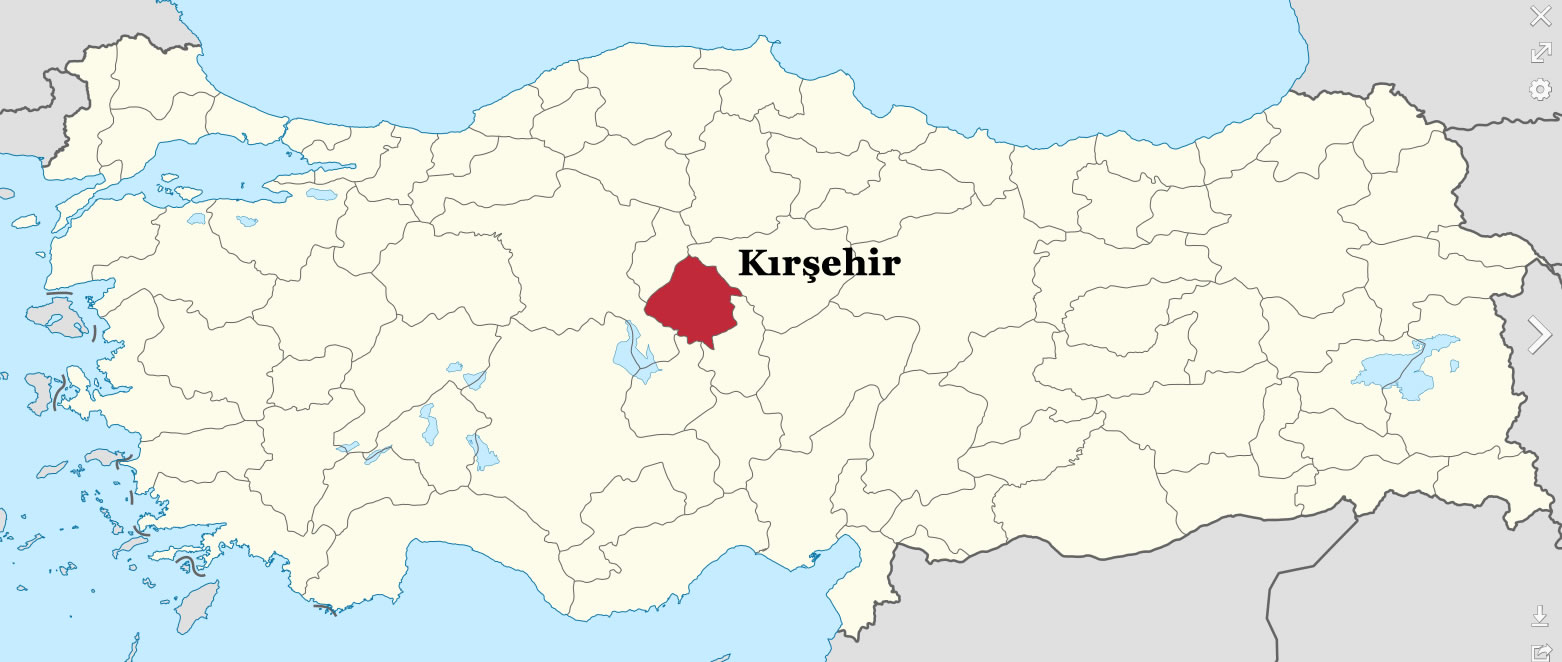 where is kirsehir in turkey