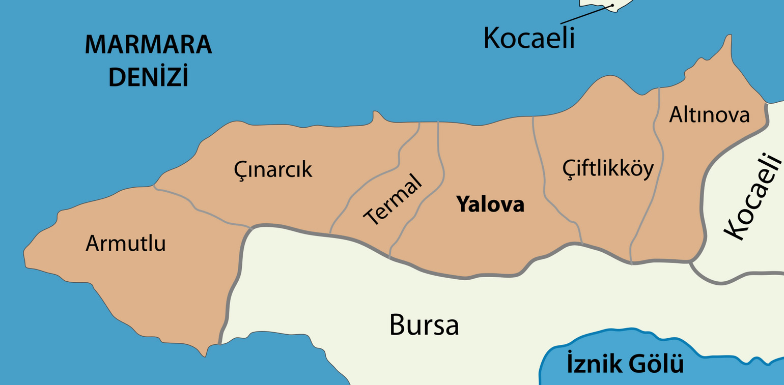 yalova city map
