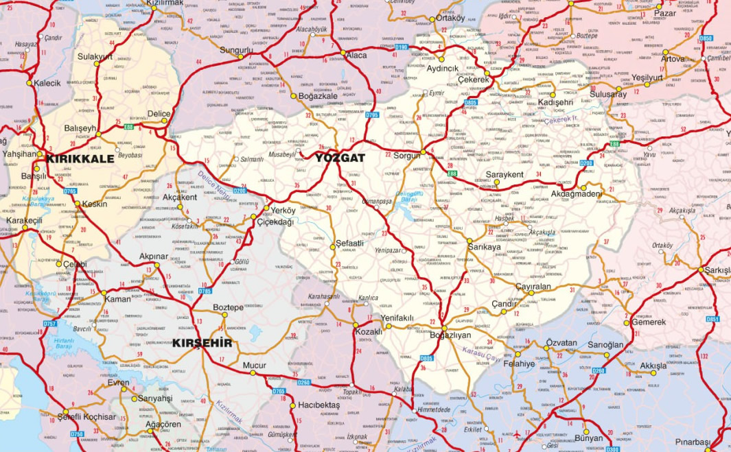 yozgat city map