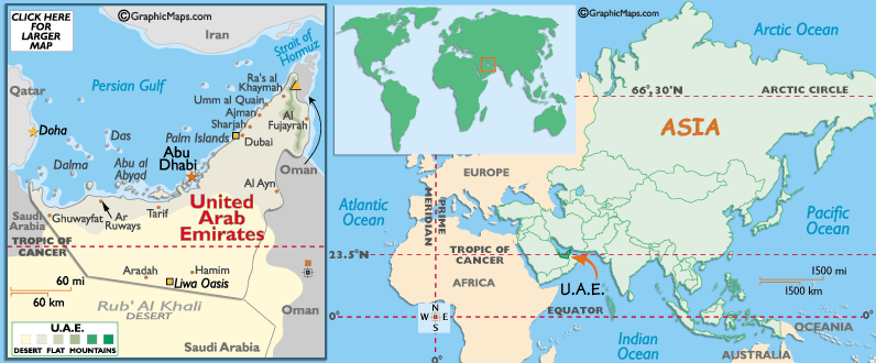 uae Abu Dhabi map