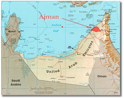 Ajman Map