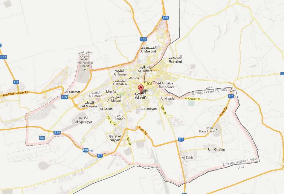 map of Al Ain