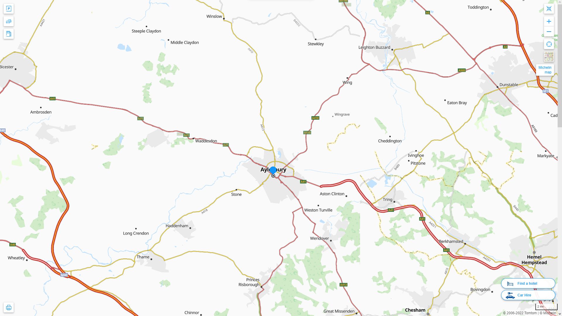 Aylesbury Map - United Kingdom