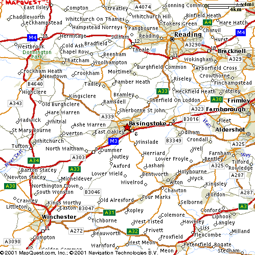 basingstoke map