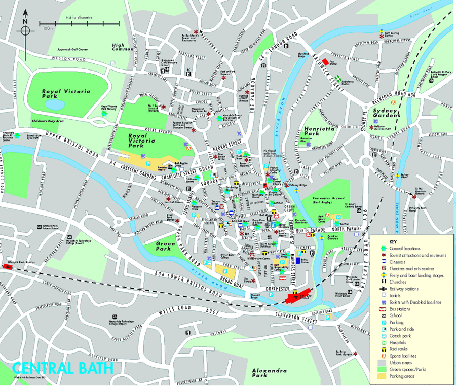 Bath map