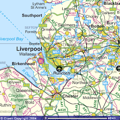 Birkenhead Map