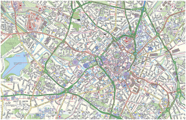 city map of Birmingham