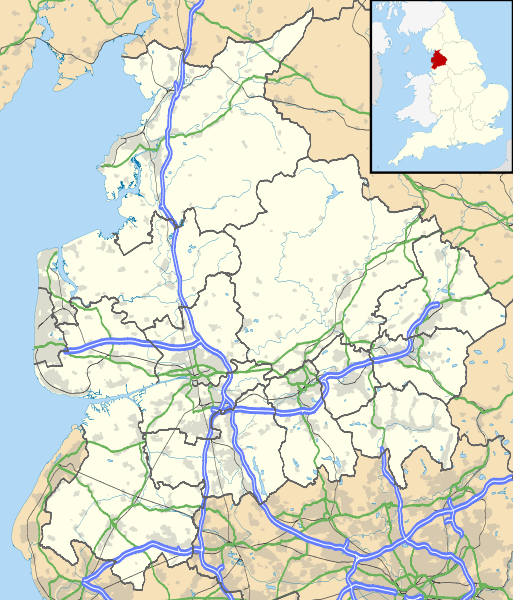map of Blackburn