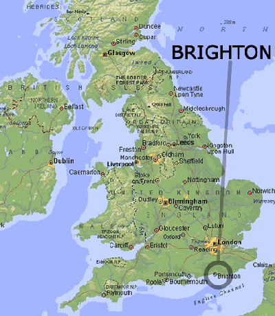 Brighton map uk