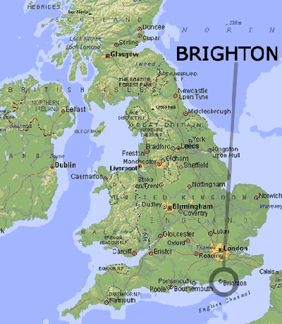 Brighton Map United Kingdom Brighton Map United Kingdom