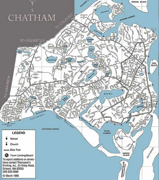 Chatham map