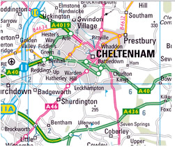 cheltenham map