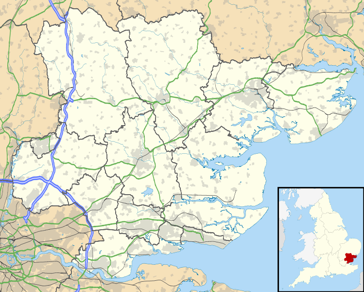 Clacton on Sea map
