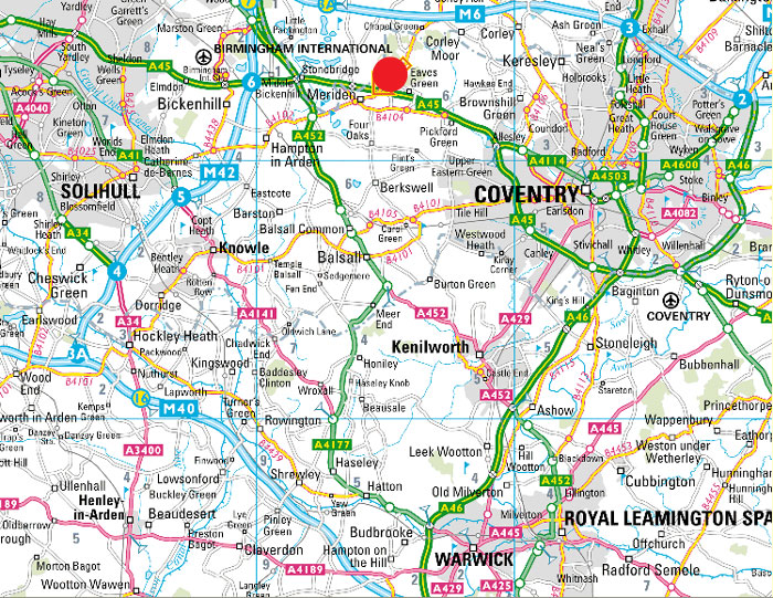 map of Coventry