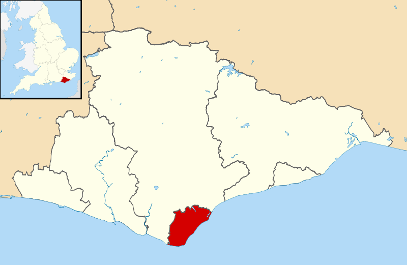 Eastbourne map