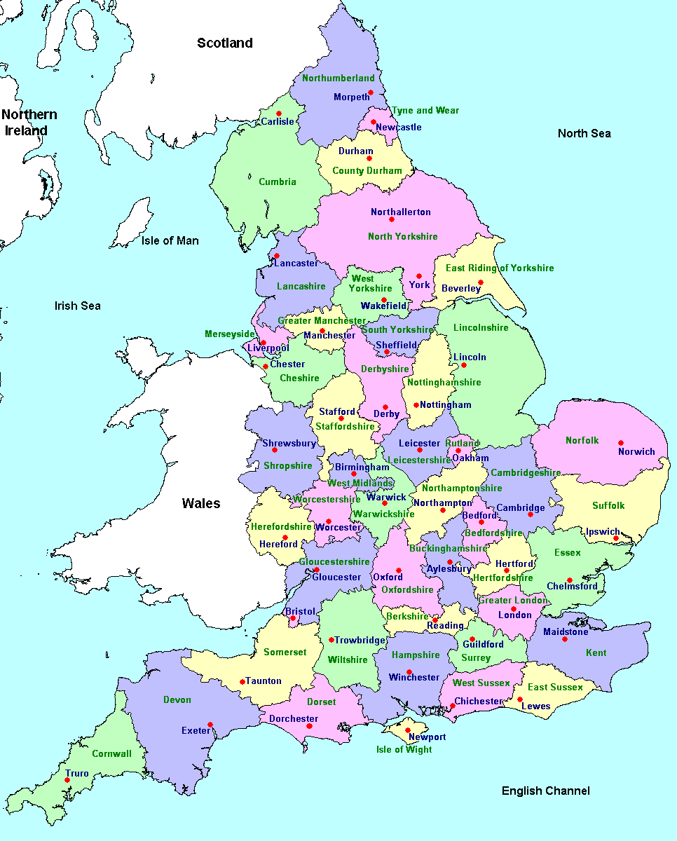 England Map