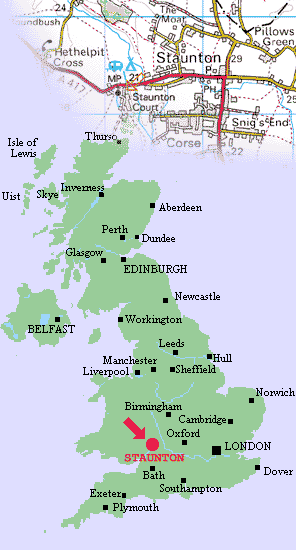 Gloucester map uk