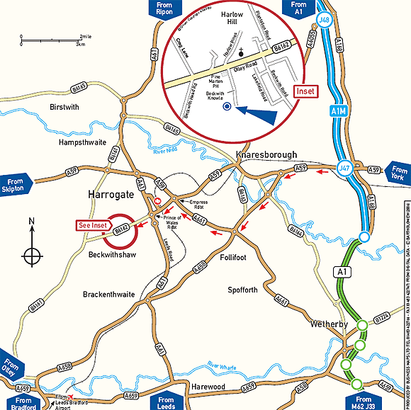 Harrogate map
