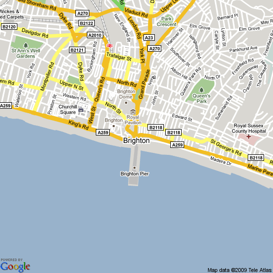 Hove map