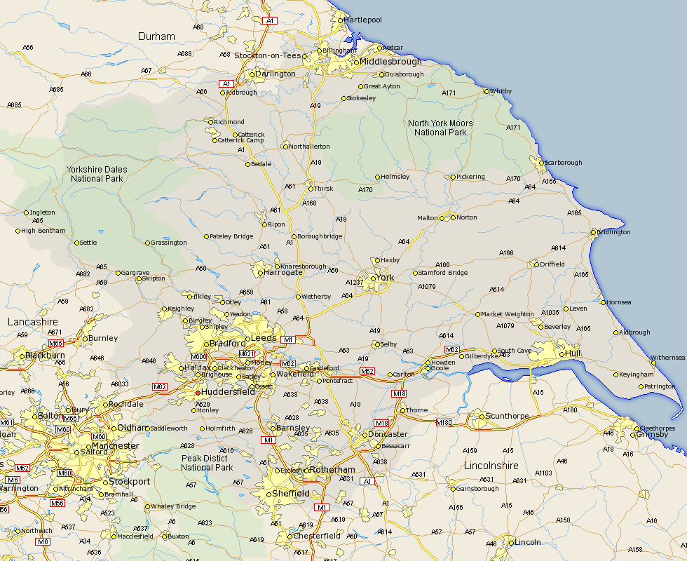 Huddersfield map