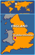 Kidderminster map uk