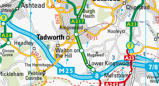 Kingswood map