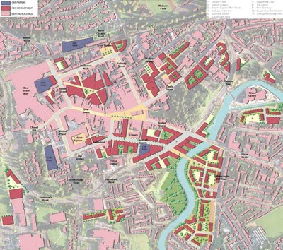 Lisburn Masterplan map