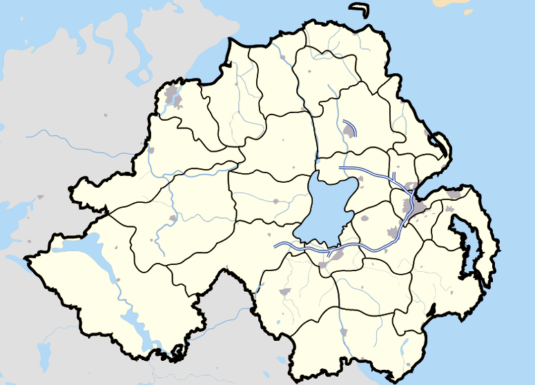 map of Lisburn