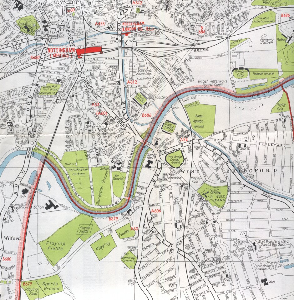 Nottingham map