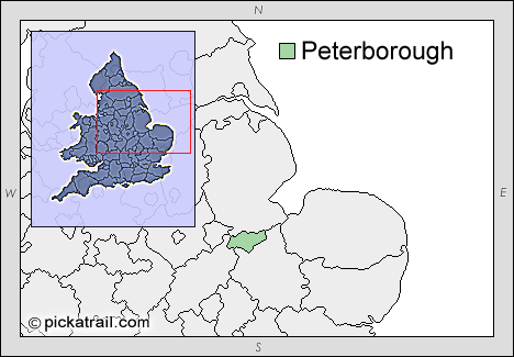 peterborough map england