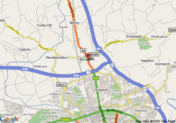 Preston provinces map