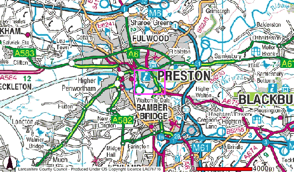 Preston map
