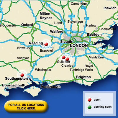 Reading map london