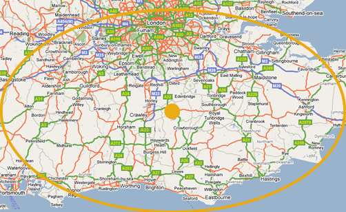 Royal Tunbridge Wells location map