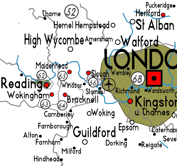 Slough regions map