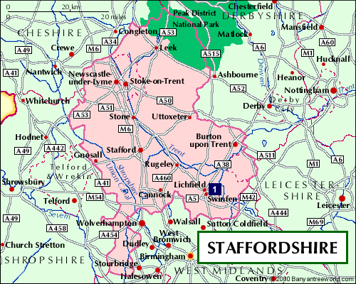 Stoke on Trent map