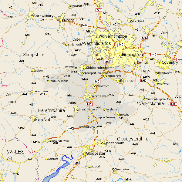 Stourbridge map