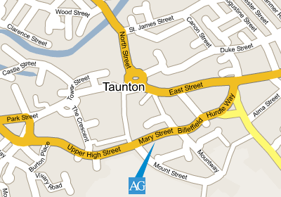 Taunton Street Map